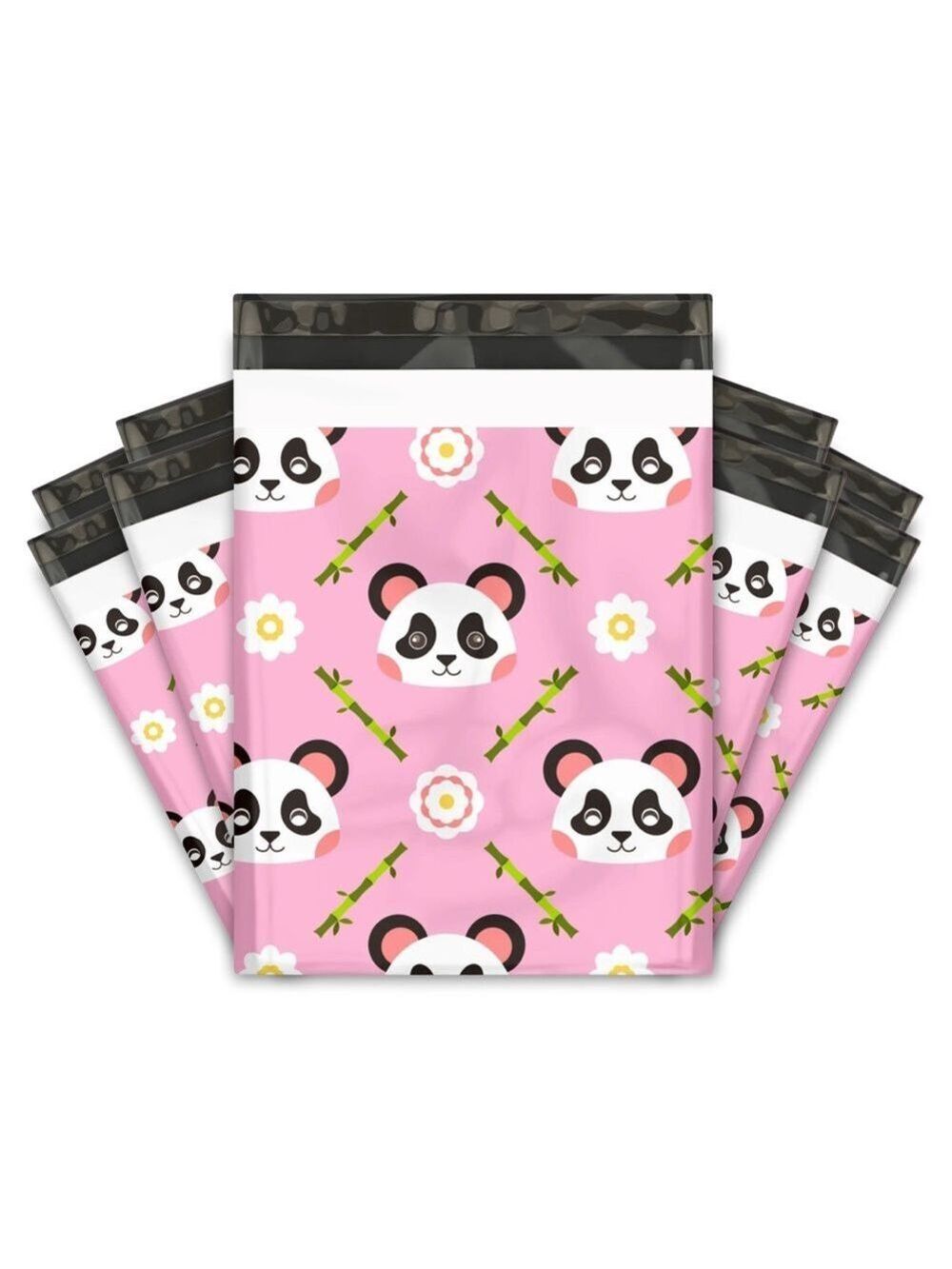 25 10X13 Poly Mailers, Pink Panda, Shipping Envelopes, PRICE IS FIRM - Picture 7 of 7